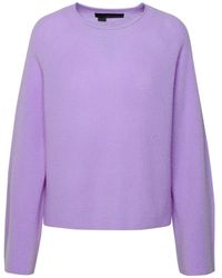 360cashmere - 'sophie' Lilac Cashmere Sweater - Lyst
