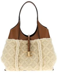 Tod's - Medium 'T Timeless' Shopping Bag - Lyst
