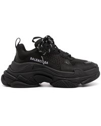 Balenciaga - Triple S Sneakers In Black - Lyst