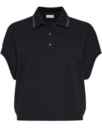 Brunello Cucinelli - Polo With Chain Monili - Lyst