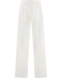 Golden Goose - Flavia Wool Blend Trousers - Lyst