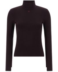 Courreges - Interlock Viscose Sweater - Lyst