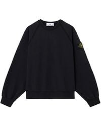 Stone Island - Oversized Fit Crewneck Sweatshirt - Lyst