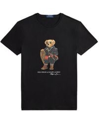 Polo Ralph Lauren - Graphic Bear Print T-Shirt - Lyst