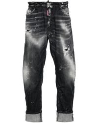 DSquared² - Big Brother Distressed-Finish Jeans - Lyst