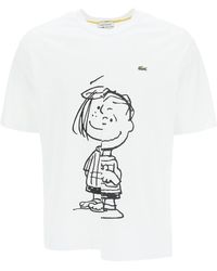 Lacoste Peanuts Print T-shirt - White
