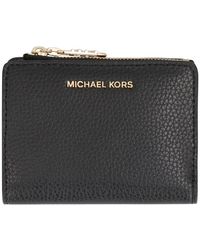 Michael Kors - Empire Small Leather Flap-Over Wallet - Lyst