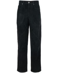 Isabel Marant - 'Kelvina' Jeans With Logo Patch On The Rear And Tapered Leg - Lyst