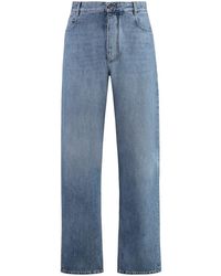 Bottega Veneta - 5-Pocket Straight-Leg Jeans - Lyst