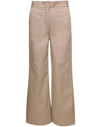 Palm Angels - Wide Pants With Concealed Fastening - Lyst