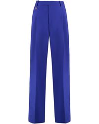 Burberry - Virgin Wool Tailored Trousers - Lyst