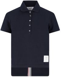 Thom Browne - Rwb Cotton Polo Shirt - Lyst