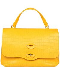 Zanellato - Croco Print Leather Bag That Can Be Carried - Lyst