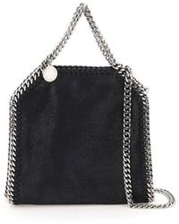 Stella McCartney Tiny Falabella shaggy Deer Bag - Black