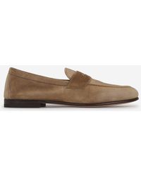 Henderson - Suede Leather Moccasins - Lyst