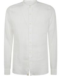 Tintoria Mattei 954 - Guru Neck Linen Shirt - Lyst