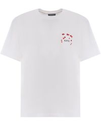 A.P.C. - T-shirts And Polos White - Lyst