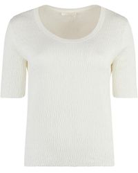 Chloé - Short Sleeve Sweater - Lyst