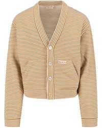 Marni - Striped Cardigan - Lyst
