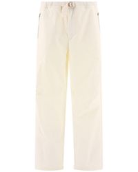 Jil Sander - Trousers With Embroidery - Lyst