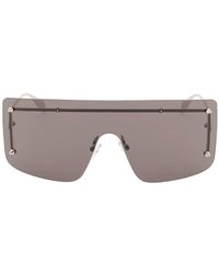 Alexander McQueen - Oversized Mask Sunglasses - Lyst