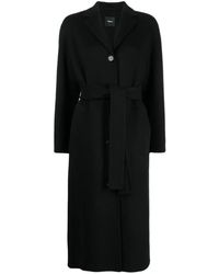 Theory - Belted Coat - Lyst