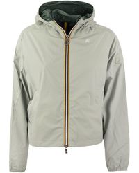 K-Way - Laurette Plus - Reversible Hooded Jacket - Lyst
