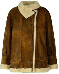 Salvatore Santoro - Leather Sheepskin Jacket - Lyst