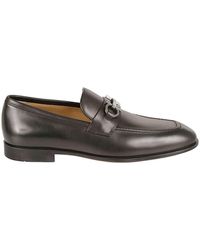 Ferragamo - Penny Leather Loafers - Lyst