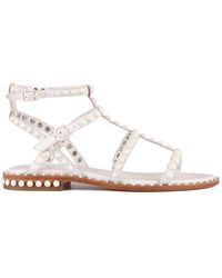 Ash - Flat Sandal With Studs - Lyst