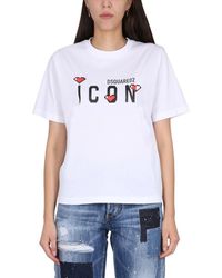 DSquared² - Icon Game Lover T-shirt - Lyst