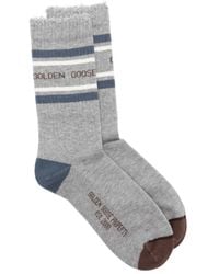 Golden Goose - Socks High Rib/Bi-Color/Stripes//Ripped - Lyst