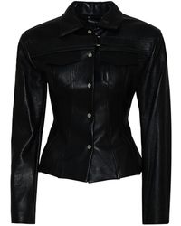 David Koma - Black Leather Jacket - Lyst