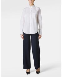 Seventy - Cotton Shirt With Front Patch Pocket - Lyst