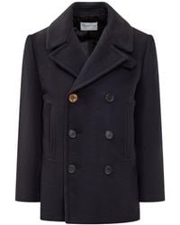 Givenchy - Wool Double-Breasted Coat - Lyst