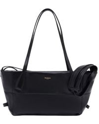 Balmain - Track Zip Small Shoulder Bag - Lyst
