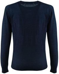 Polo Ralph Lauren - Cotton-Linen Blend Crew Neck Sweater - Lyst