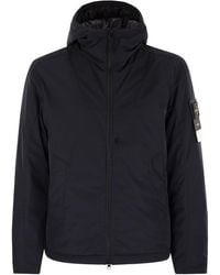 Stone Island - Padded Jacket With Hood And Drip-Proof - Lyst