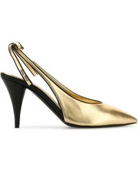 Miu Miu - Mordoré Slingbacks Pumps - Lyst