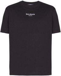 Balmain - Embroidered Paris T-Shirt - Lyst