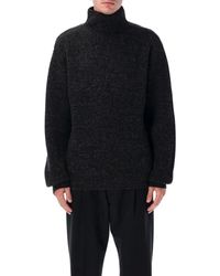 Lemaire - Yak Alpaca High Neck Sweater - Lyst