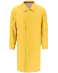 Maison Margiela - Trench Coat In Worn Out Effect Coated Cotton - Lyst