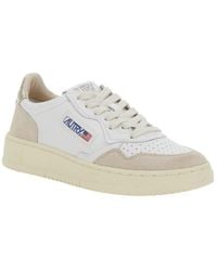 Autry - 'Medalist' Low Top Sneakers With Logo Patch On Tongue And Side - Lyst