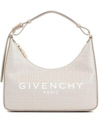 Givenchy Small Moon Cut Out Bag In 4g Coated Canvas in Black | Lyst