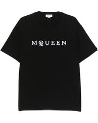 McQueen - T-Shirt With Logo - Lyst