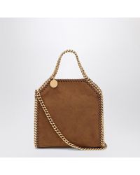Stella McCartney - Brandy Coloured Micro Falabella Tote Bag - Lyst