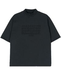 Maison Margiela - Cotton T-Shirt With Numbers Embroidery - Lyst