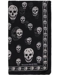 McQueen - Ca Skull 104X120 Scarf - Lyst