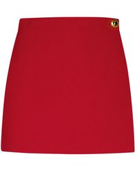 Moschino - Burgundy Polyester Blend Shorts - Lyst