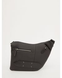 Maison Margiela 5ac Black Leather Bag - Grey